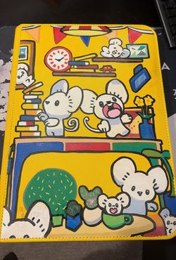 Selling custom new 3x3 binder by Vault (Never used still have the box it comes with it)