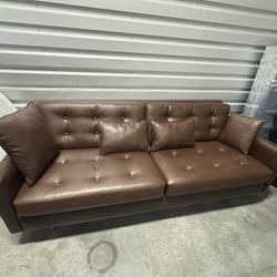 Leather Couch 
