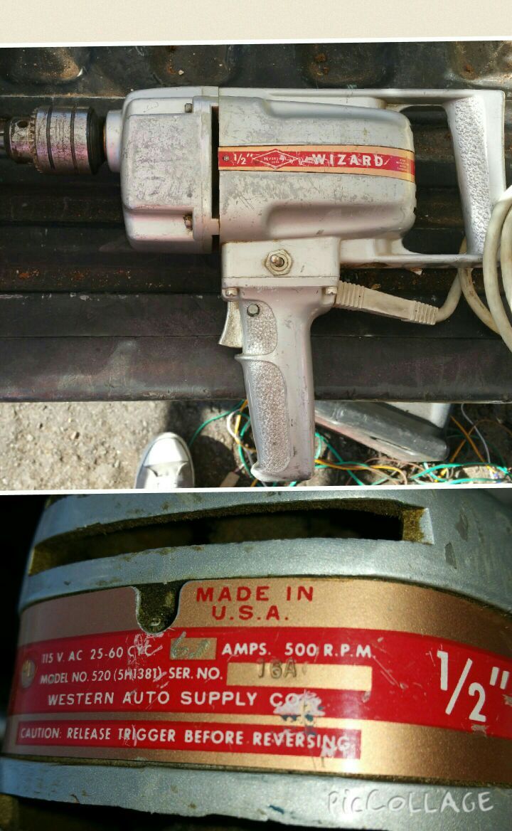 Wizard 1/2" Industrial Corded Drill