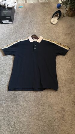 Gucci Men's Polo Shirt with Interlocking G Tape