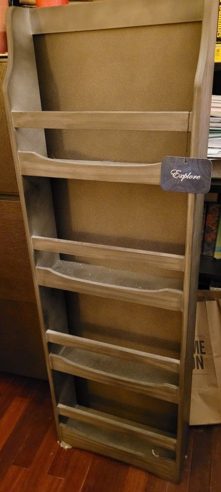 Wooden Magazine Rack
