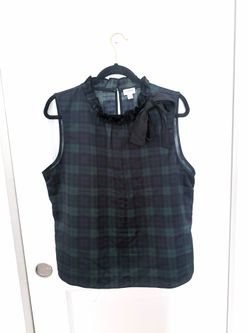 Jcrew Scottish plaid- silk