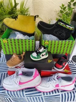 Mixed Lot of Nike and Other Sneakers and Shoes