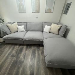 Light Gray Cloud Sectional (Brand New)