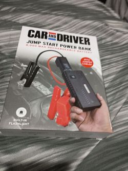 Car and Driver Jump Start Power Bank