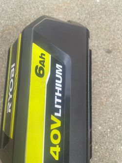 RYOBI 40V Lithium-Ion 6.0 Ah High Capacity Battery