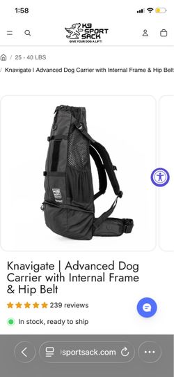 Knavigate | Advanced Dog Carrier with Internal Frame