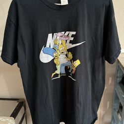 Adult Size L Nike  The Simpsons Bart T-Shirt Just $10 xox