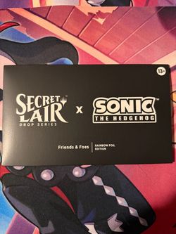 Secret Lair x Sonic the Hedgehog Friends & Foes Rainbow Foil