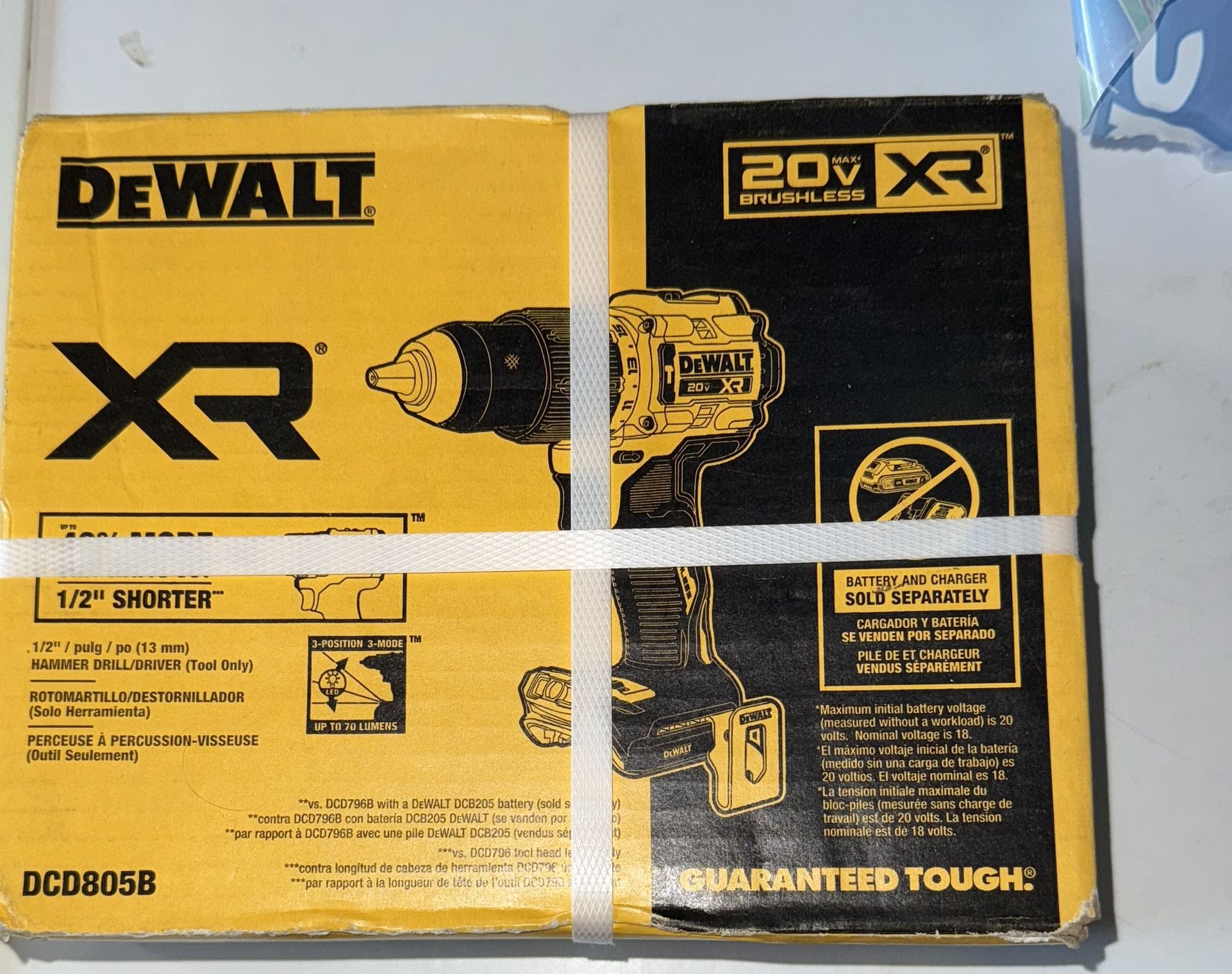 Dewalt 20V Compact Cordless 1/2 in. Hammer Drill (Tool Only)