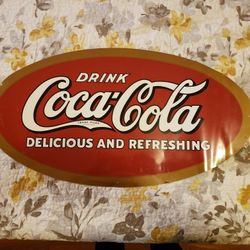 Vintage Coca-Cola Metal Sign