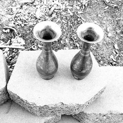 7"tall, 1.5" base Metal Flower Vase