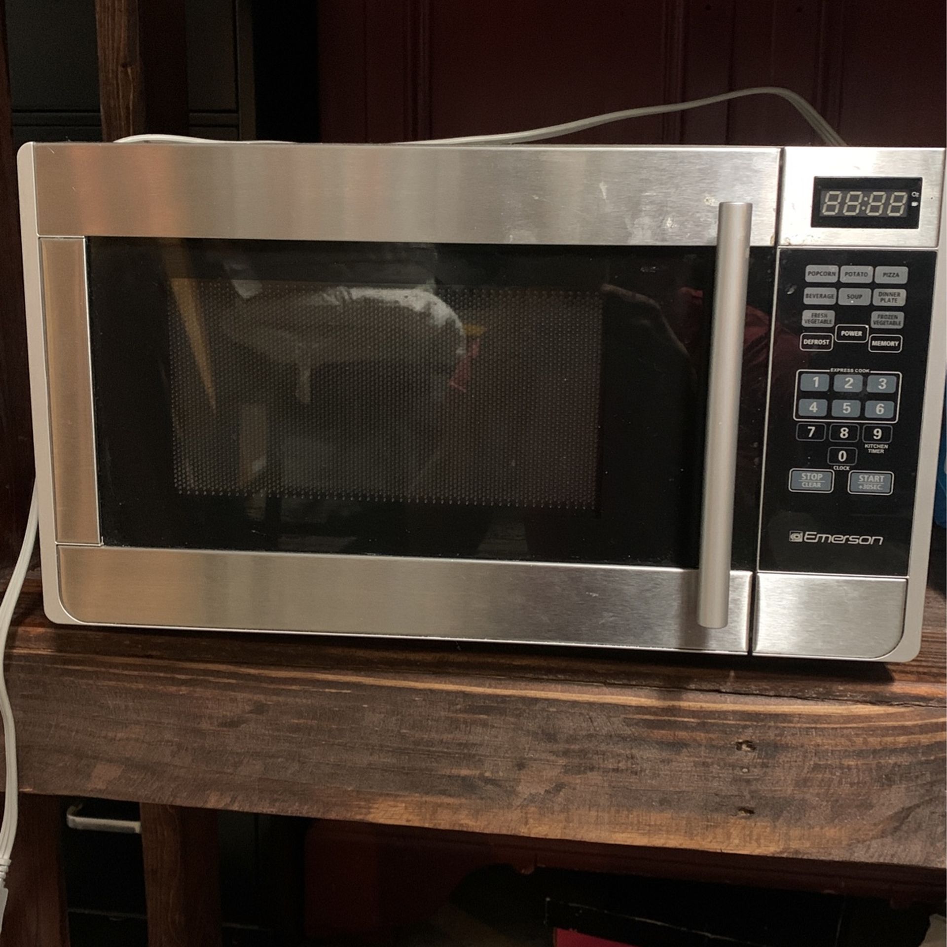 Emerson Microwave Stainless Steel