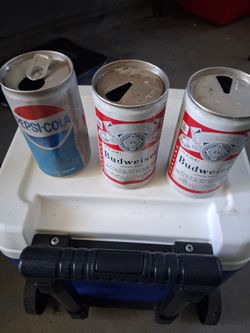 Vintage cans 1970