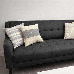 Dark Grey Sofa (Excellent Condition) 