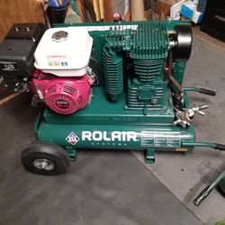 Rolair Gas Air Compressor 