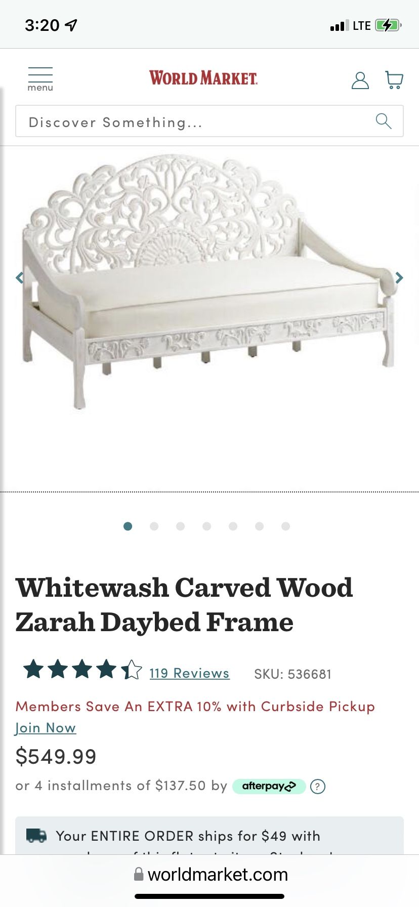 World Market Daybed