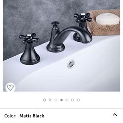 Matte Black Faucet