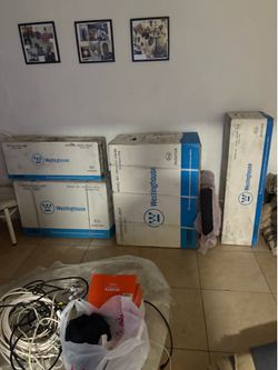 2 split a/c units one 1200 btu and other 24000 btu