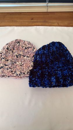 Handmade crochet beanies