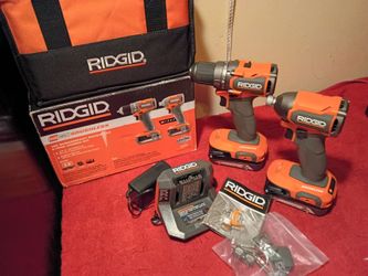 18 volt Ridgid brushless combo kit $150