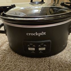 Black Slowcooker Crockpot