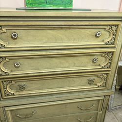 Light Olive Green Chest & Dresser