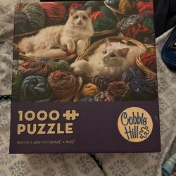 1000 Piece Puzzle Cats