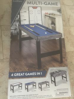 4in 1 Multi Game Table 