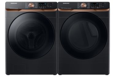 5.0 cu. ft. Extra Large Capacity Smart Front Load Washer with Super Speed Wash and Steam in Brushed Black