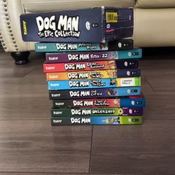 Dog man full set 9 Books