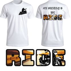 Biker Tshirt oldies motorcycle