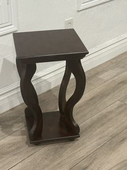 Wood Side Table Stand $10