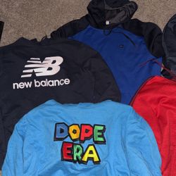 Nike, Adidas, New Balance Hoodies