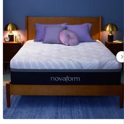 King Size Novaform 14" ComfortGrande Plus Gel Memory Foam Mattress.