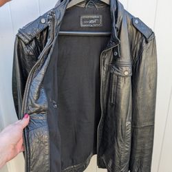 Motorcycle Leather Jacket Mens