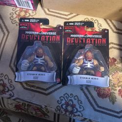 2 Masters of The Universe Revelation Eternia Minis Fisto