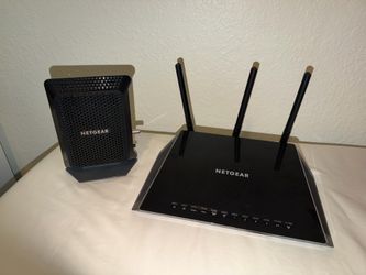 NETGEAR Wi-Fi Router and Cable Modem