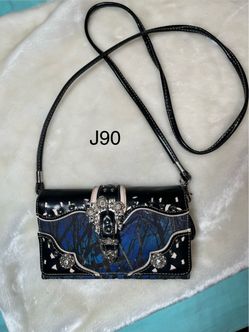 Blue Camo Wallet/crossbody