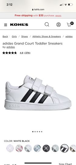 Adidas Court Grand Baby Toddler Shoes Sneakers 6