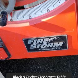 Black & Decker Fire Storm Table Saw