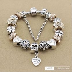 Heart Charm Bracelet 