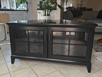 Corner TV Console - Black