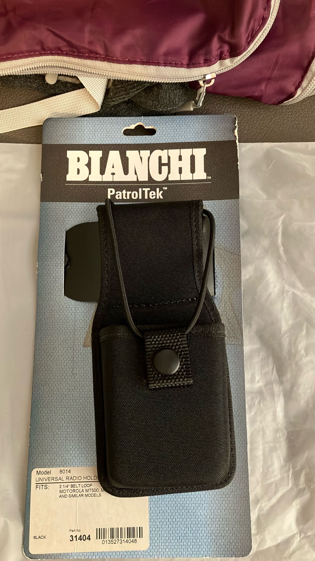 Nylon radio holder