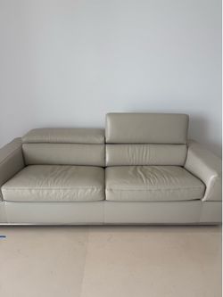 Leather sofa bed from Modani