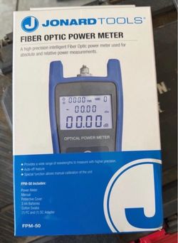 BRAND NEW JONARD TOOLS FPM-50 FIBER OPTIC POWER METER