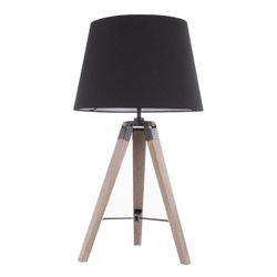 Tripod Table Lamp, Lumisource Compass, Grey Washed Wood