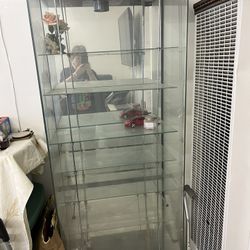 Display Curio Cabinet With Lamp