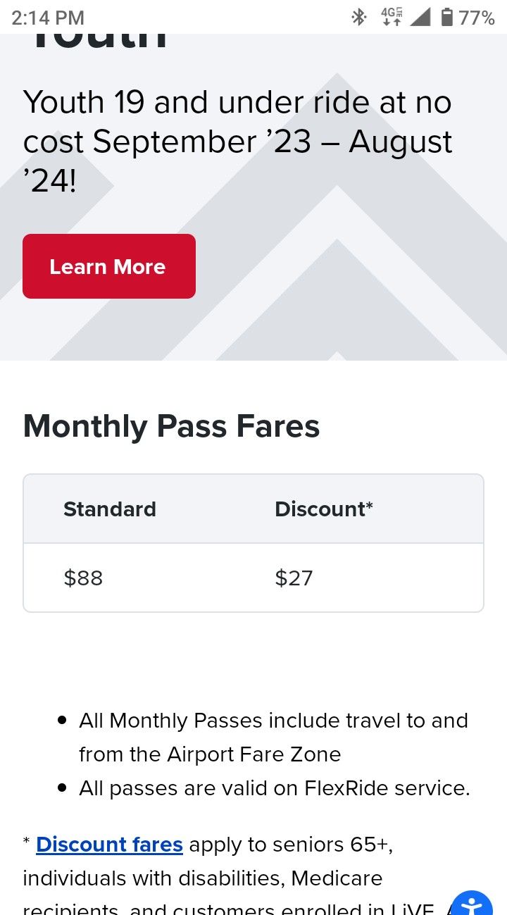 Monthly Rtd Bus Pass