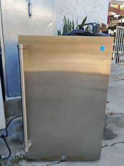 Outside mini fridge